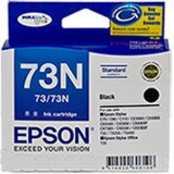 EPSON Black 73/73n Ink Cartridge C13T105192