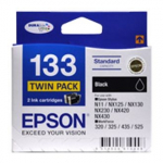EPSON Black Twin Pack Standard Cap For Stylus C13T133194
