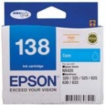 EPSON High Capacity Cyan Ink Cart Stylus Nx420 C13T138292