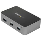 Startech 4 Port USB C Hub with Power Adapter Grey