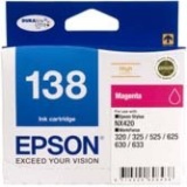 EPSON High Capacity Magenta Ink Cart Stylus C13T138392