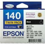 EPSON 140 Twin Pack Ex High Capacity Black For C13T140194