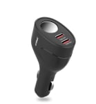 Mbeat Gorilla Power Dual Port QC3.0 Car Charger and Cigarette Lighter Extender