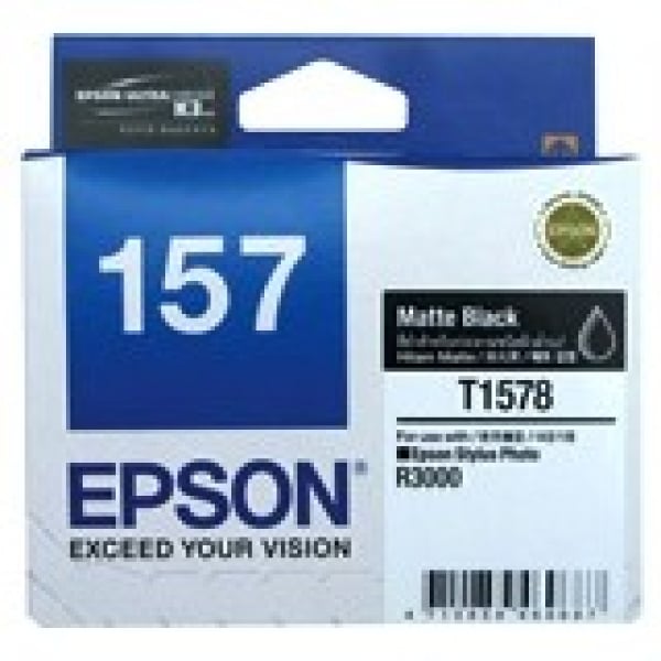 EPSON 157 Matte Black Ink Cartridge For Stylus C13T157890