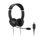 Kensington K33065WW Classic Headset with Mic and Volume Control