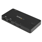 Startech 2 Port USB C KVM Switch UHD 4K 60Hz HDMI w/USB Type C Cables