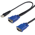 Startech 6 ft 2-in-1 Ultra Thin USB KVM Cable