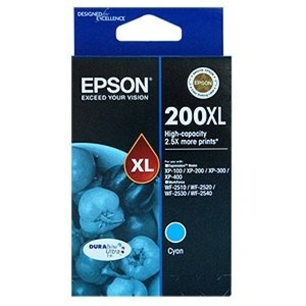 EPSON 200xl High Capacity Durabrite Ultra Cyan C13T201292