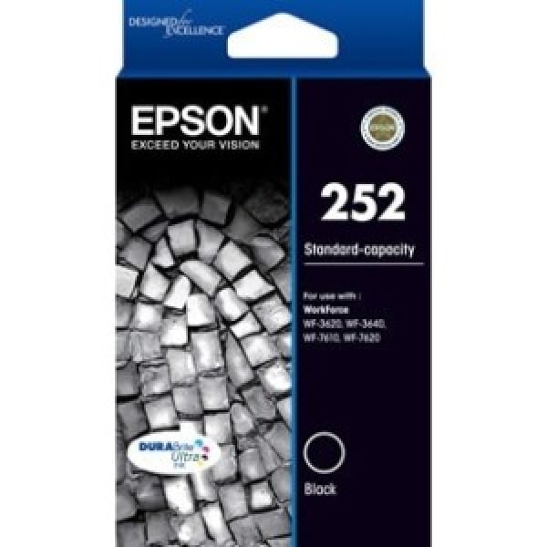 EPSON 252 Std Capacity Durabrite Ultra Black C13T252192