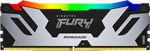 Kingston FURY Renegade 64GB DDR5 6400MT/s CL32 RGB XMP Memory Silver Black
