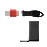 Kensington USB Port Lock With Cable Guard Rectangular