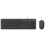 Philips SPT6334 USB Wired Keyboard and Mouse Combo Black