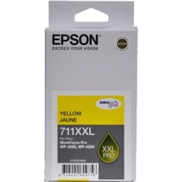 EPSON 711xxl Capacity Yellow Ink Cartridge For C13T675492