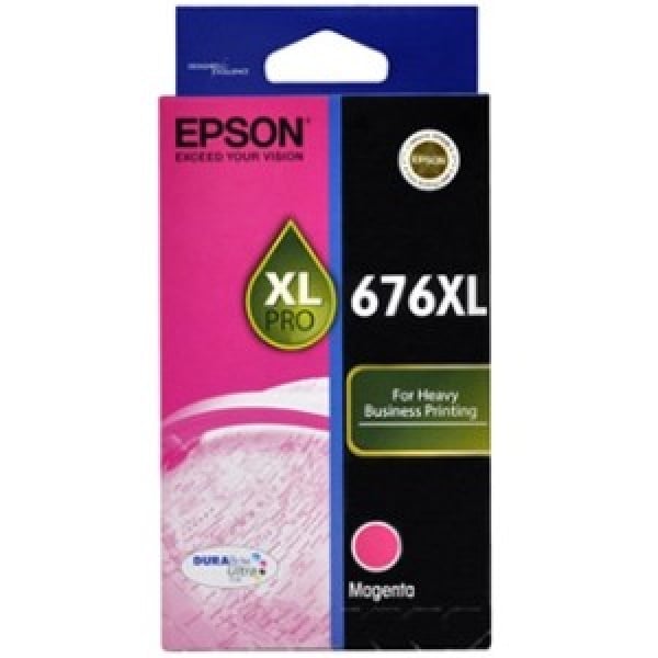EPSON 676xl Magenta Ink Cartridge Workforce C13T676392