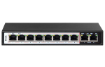 D-link F1010P-E 10-Port PoE Switch with 8 Long Reach 250m PoE Ports and 2 Uplink Ports