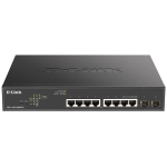 D-link 10MPPV2 10-Port Gigabit Smart Managed PoE++ Switch with 8 PoE and 2 SFP ports