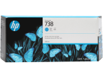 HP 738 300ml DesignJet Ink Cartridge Cyan