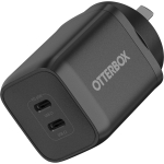 Otterbox Fast Charge 65W (Type I) Dual Port Wall Charger Black