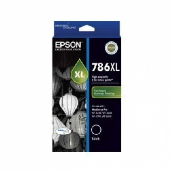 EPSON 786xl Black Ink Cart For Workforce Pro C13T787192