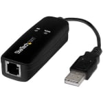 StarTech USB 2.0 Fax Modem 56K V.92 External Hardware Dial Up Adapter