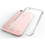 Generic iPhone 7 Shockproof Slim Soft Bumper Hard Back Case Cover Protector Clear color