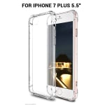 Generic iPhone 7 PLUS Shockproof Slim Soft Bumper Hard Back Case Cover Protector Clear color