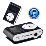 Generic Mini Clip 16G MP3 Music Player With USB Cable & Earphone Black