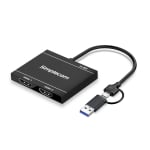 Simplecom DA327 USB 3.0 or USB-C to Dual HDMI Display Adapter