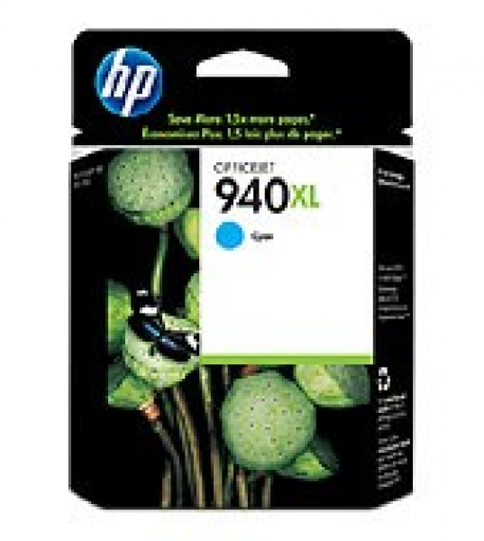 HP  940xl Cyan Ink 1400 Page Yield For Oj Pro C4907AA