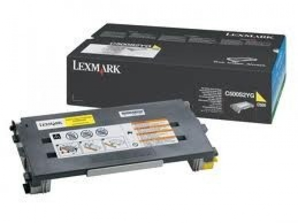 LEXMARK Yellow Toner Yield 1500 Pages For C500 C500S2YG