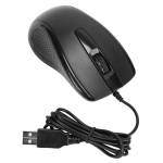 Targus AMU81AMGL Full-Size Optical Antimicrobial Wired Mouse Black