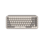Logitech POP KEYS Wireless Mechanical Keyboard with Customizable Emoji Keys Mist