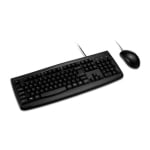 Kensington K70316US Pro Fit Washable Wired Keyboard & Mouse Combo Black