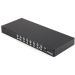 StarTech 16 Port USB VGA KVM Switch Kit with OSD and Cables - 1U Rackmount
