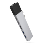 Targus GN28N HyperDrive NET 6-in-2 USB-C Hub Silver