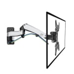 North Bayou NB F300 TV Wall Mount LCD Monitor Holder Aluminum Mirror 360 Degree for 30-40
