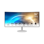 MSI PRO MP341CQW 34" UWQHD VA 100Hz Curved Monitor White