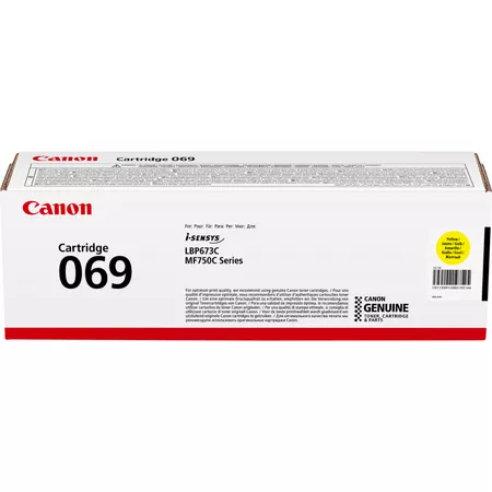 Canon CART069Y Toner Cartridge 1.9K Pages Yellow