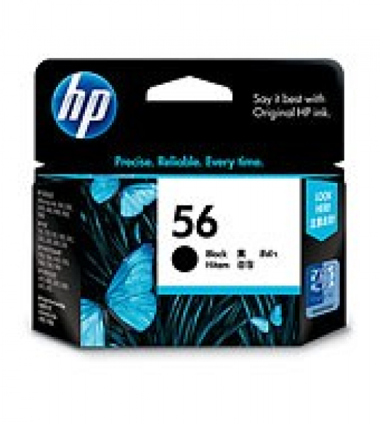 HP  56 Black Ink 520 Page Yield For Psc 7xxx C6656AA