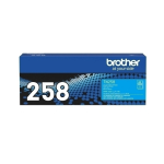 Brother TN-258C Toner Cartridge 1K Pages Cyan