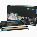 LEXMARK Cyan Toner Prebate Yield 6000 Pages For C734A1CG