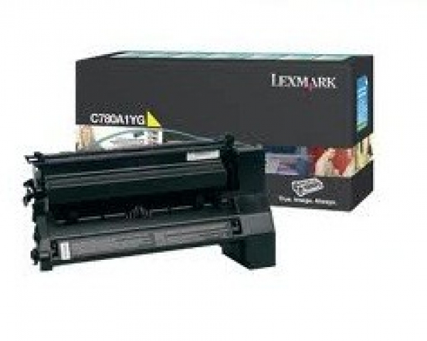 LEXMARK Yellow (prebate)toner Yield 6000 Pages C780A1YG