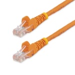 StarTech 3m Orange Cat5e Patch Cable with Snagless RJ45 Connectors