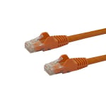 StarTech CAT6 Ethernet Cable 10m Orange 650MHz 100W Snagless Patch Cord