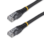 StarTech CAT6 Ethernet Cable 3m Black 650MHz Molded Patch Cord PoE