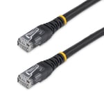 StarTech CAT6 Ethernet Cable 1.8m Black 650MHz Molded Patch Cord PoE