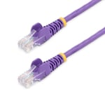 StarTech Cat5e Ethernet Patch Cable 10m Purple with Snagless RJ45 Connectors
