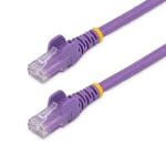 StarTech CAT6 1.5m Purple Snagless RJ45 Ethernet Cable