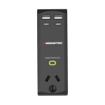 Monster Single Socket Surge Protector with USB-C & USB-A Ports Black