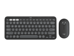 Logitech Pebble 2 Combo Wireless Keyboard and Mouse Tonal Graphite